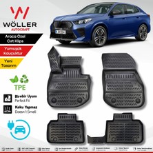 Özgürce 3D Havuzlu Wöller Paspas, Elektrikli Bmw Ix2 2024 Uyumlu