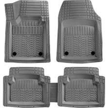 Özgürce Gri 4d Havuzlu Oto Paspas Seti - Opel Crosland Uyumlu, Maksimum Serisi