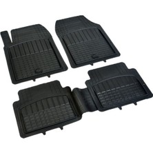 Özgürce Universal Siyah Pufi Race Paspas, Ford Focus ve Uyumlu, Şık ve Koruyucu