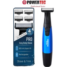 Powertec TR-650 Body Groom Sakal Vücut Kıl Tüy Tıraş Makinesi