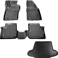 Özgürce Fiat Egea Sedan 3D Havuzlu Paspas ve Bagaj Havuzu 2015 Sonrası