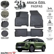 Özgürce 3D Araç Paspas Takımı, 2024 Model, Havuzlu, Kokusuz, Birebir Uyum