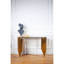 Normadia Şık Gold Paslanmaz Piyano Modeli Eşsiz Dekoratif Saat