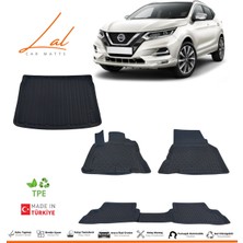 Özgürce Qashqai 3D Havuzlu Paspas ve Bagaj Seti, 2013-2021 Uyumlu, Koruma Seti