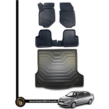 Özgürce Renault Symbol 2013+ 3D Oto Paspas ve Bagaj Havuzu Seti