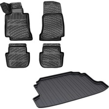 Özgürce 2022 Renault Taliant Için Özel 3D Havuzlu Paspas ve Bagaj Havuzu Seti