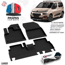 Özgürce Dizayn Citroen Berlingo 4d Havuzlu Paspas, A+ Kalite, 2019 ve Sonrası