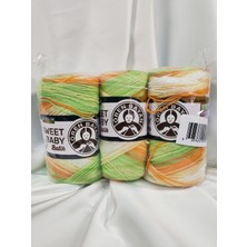 Ören Bayan Sweet Baby Batik Ebruli El Örgü Ipi (3 Adet) - Renk: 330