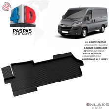 Özgürce 4d Siyah Havuzlu Kauçuk Paspas Peugeot Boxer 2007+ A+ Kalite