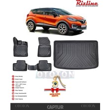 Özgürce Renault Captur 2019 Sonrası Bagaj Havuzu ve 3D Paspas Seti Hediye