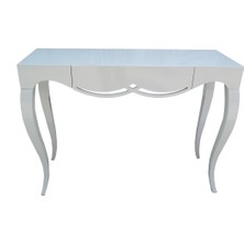 Normadia Şık Kayın Ayaklı Parlak Beyaz Lake Çökertme Dresuar 18043 Cnc Model