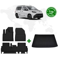 Özgürce Proace City 4d 2024 Model Havuzlu Paspas ve Bagaj Havuzu Seti