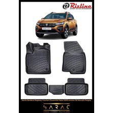 Özgürce Dacia Sandero Stepway 2020 Yeni Kasa 3D Havuzlu Paspas Seti