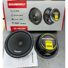 Özgürce SX-M62BN Pro Serisi 16CM Midrange Çift 560W 280RMS Ses Sistemi