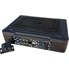 Özgürce AY-80C Slim Subwoofer, Aktif Bas, Yer Kaplamaz, 600W, 300RMS, Kendinden Amfili