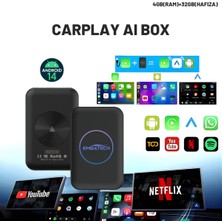 Özgürce Kablosuz Carplay & Android Auto, 4gb Ram, 32GB Depolama, Çoklu Uygulamalar