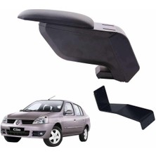 Özgürce Siyah Çelik Ayaklı Kolçak ve Kol Dayama, Renault Symbol 2003 Uyumlu