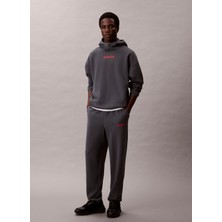 Calvin Klein Jeans Regular Tapered Gri Erkek Eşofman Altı LVGMF5P705CKP Jogger