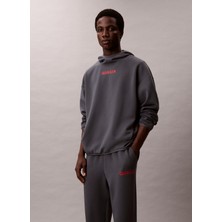Calvin Klein Jeans Regular Tapered Gri Erkek Eşofman Altı LVGMF5P705CKP Jogger