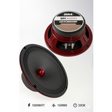 Özgürce Yüksek Performanslı 150 Rms 20 cm Midrange Oto Hoparlör Seti (2 Adet)