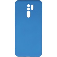 Storozde Newface Xiaomi Redmi 9 Kılıf Nano Içi Kadife Silikon - Mavi