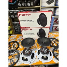 Özgürce Yüksek Performanslı 4 Adet Beyaz Yazılı Kapaklı 300W 150RMS Midrange Hoparlör Seti