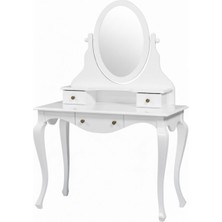 Normadia Şık ve Fonksiyonel Küçük Makyaj Masası, Düzenli Güzellik Alanı Için Ideal