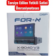 Özgürce Yüksek Performanslı 4X60W Mekanizmalı Indash Teyp X-9040 Versiyon 3