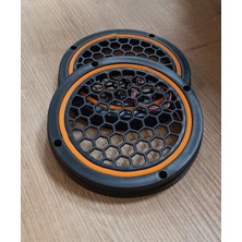 Özgürce 16CM Turuncu Neon Işıklı Hoparlör ve Midrange Kapağı 1 Takım (2 Adet)