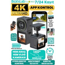 Özgürce 4K Wifi 140° Ultra Geniş Açı 3'ü Birlikte Çok Yönlü Kamera