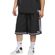 AJZ6968 Adidas Long Short Erkek Şort ve Kapri Siyah