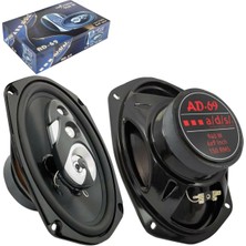Özgürce 940W 6x9 Inç 4 Yollu Oval Hoparlör Ses Sistemi Takımı