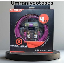 Özgürce Profesyonel 4 Ga Amfi Kablo Seti, Parazit Yapmaz, Dayanıklı ve Güçlü Performans