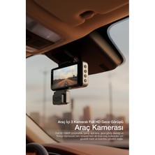 Özgürce 3 Kameralı Full Hd Araç Içi ve Dış Görüş Kamera Seti, Gece Görüşlü