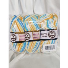 Ören Bayan Favori Baby Ebruli El Örgü Ipi (3 Adet) - Renk: 653