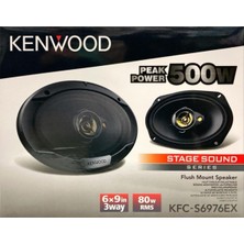 Özgürce Yüksek Güçlü Oval Oto Hoparlör Seti 2’li, 500W Peak, 80W Rms, Uyumlu