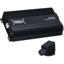 Özgürce 4 Kanal 800W Bass Kontrollü Oto Amfi, Güç ve Netlik Sunar