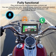 Özgürce 5 Inç Kablosuz Dokunmatik Ekranlı Motosiklet Monitörü, Carplay ve Android Uyumlu