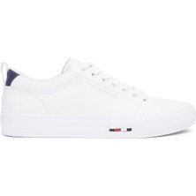 Tommy Hilfiger Beyaz Erkek Sneaker Harlem Street Lth