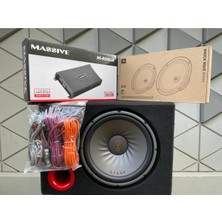 Özgürce 30CM Subwoofer ve 4 Kanal Amfi Kabinli Ses Sistemi Seti