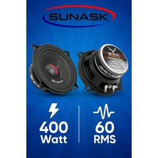 Özgürce Yüksek Performanslı 13 cm 400W 60 Rms Midrange Hoparlör Seti, Amfi Uyumlu