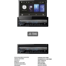 Jameson 7040 Kamera Uyumlu Oto Indak, Yüksek Kaliteli Güvenli Sürüş