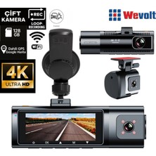 Özgürce Quad Hd 4K Araç Içi Kamera, Gps, Wi-Fi, Türkçe, Akıllı ve Yüksek Kalite