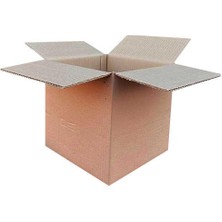 Koliciabla 25X25X25 cm Çift Oluklu (Dopel) Koli - Küp Kupa, Kozmetik & Hediye Kutusu