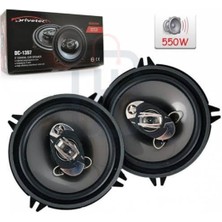 Özgürce Yüksek Güçlü 13CM Oto Kapı Hoparlörleri Çift Set, 550W, Kaliteli Ses