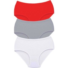 Giyim 3 Adet Tutku Kadın Yüksek Bel Bato Kalın Lastik Külot S9