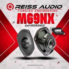 Özgürce Neo Seri 800W 240RMS Oval Çift Oto Midrange Hoparlör Seti