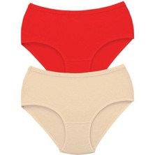 Giyim 2 Adet Tutku Kadın Yüksek Bel Bato Kalın Lastik Külot S5