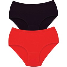 Giyim 2 Adet Tutku Kadın Yüksek Bel Bato Kalın Lastik Külot S1