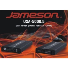 Jameson Güçlü 5 Kanal 5000W Amfi, Yüksek Performans ve Güç Için Tasarlandı